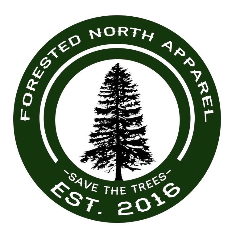 Forested North Apparel Est. 2016, our mission is to save the trees. Send your nature or Forested North photos for a shoutout! Join the movement, #savethetrees🌲