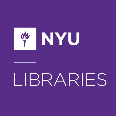 The official Twitter account for the NYU Libraries. Find research help via email or chat at https://t.co/EplP69KHRh.