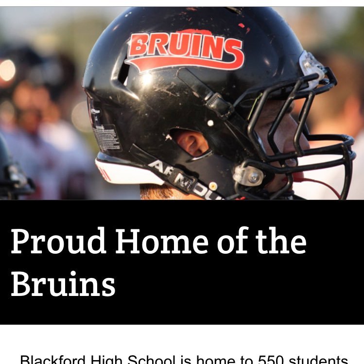 Home of Blackford Jr/Sr High School
