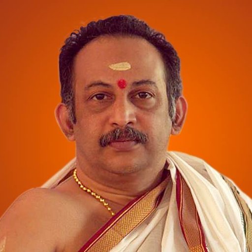 A Vedic scholar teaching Vedas and related scriptures to all irrespective of caste, creed or gender. Kulapathi of Kasyapashram at Kozhikode, Kerala, India