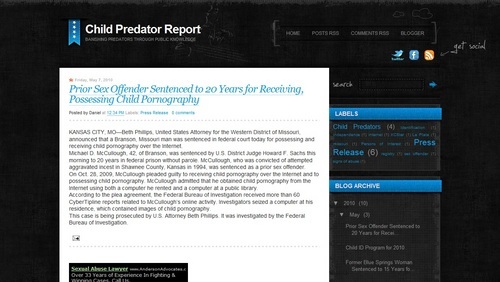 PredatorReport's profile picture. Child Predator Report
Fighting to expose the current issue of the rise in sexual crime against children.