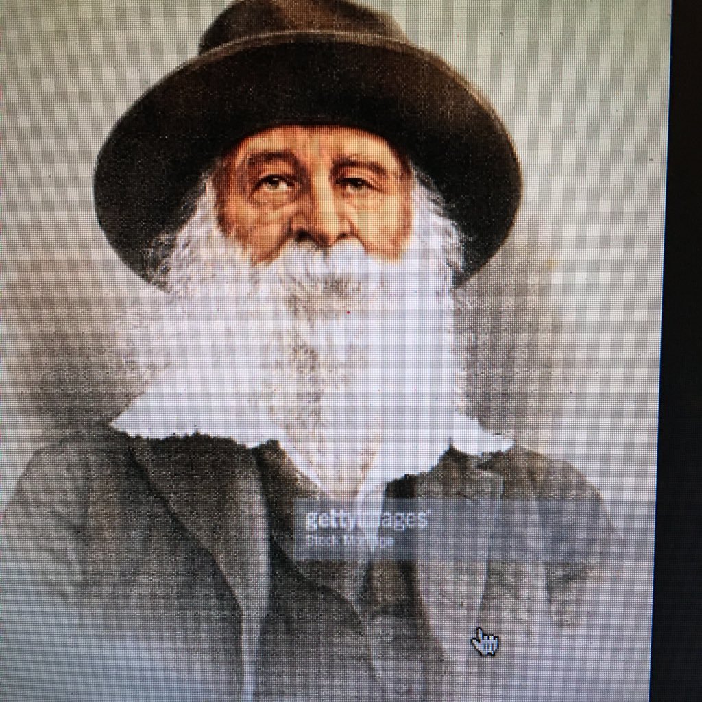 Just an American poet who believes in Democracy, as I wrote about in Democratic Vistas, published in 1870. check out https://t.co/CQMMXymYee.