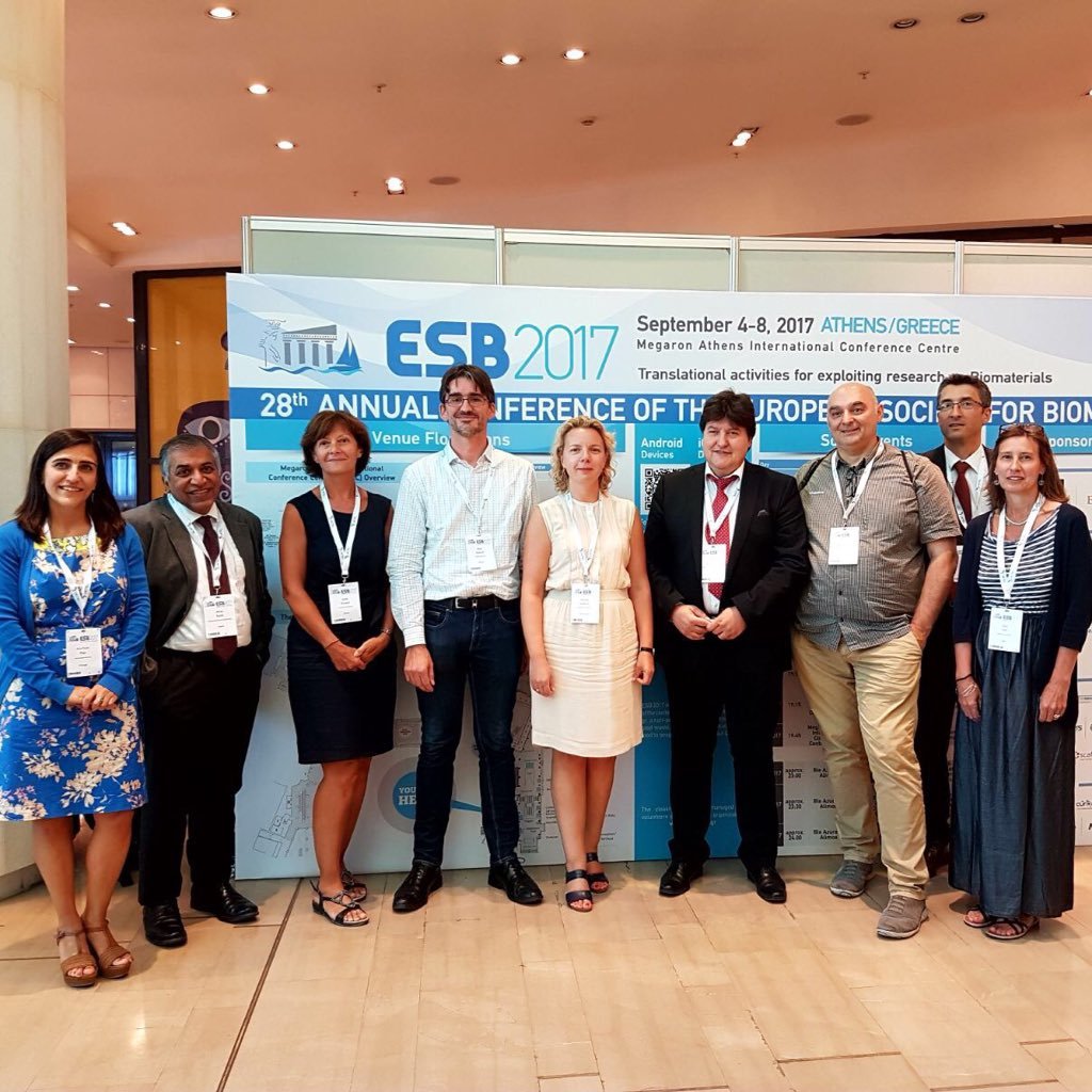 European Society for Biomaterials is a non-profit organisation that encourages research and spread of information regarding research and uses of biomaterials.