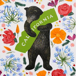 Artwork made with love in California by Annie Galvin and Eric Rewitzer