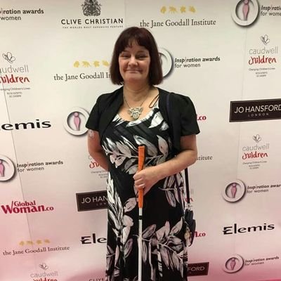 Inspiration Awards for Women winner 2017. My book 'Living with Sight Loss' about diabetes, sight loss and being a single Mum available on Amazon. #T1D #Blind