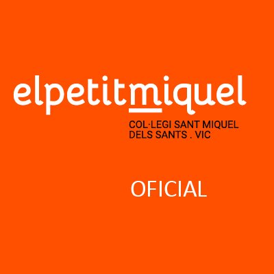 elpetitmiquel's profile picture. Escola d’educació infantil (3-6 anys) i primària (7-12 anys) del Col·legi Sant Miquel dels Sants de Vic. #lamevaescola és elpetitmiquel.
