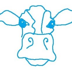 Blue Cow Art