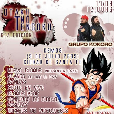 Tengoku_Eventos's profile picture. Convenciones de anime del Litoral. (Santa Fe - Paraná)