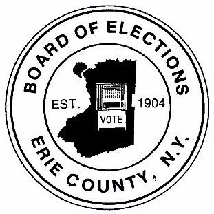 The Erie County Board of Elections is a bipartisan agency responsible for the administration of elections & enforcement of election regulations in Erie County.