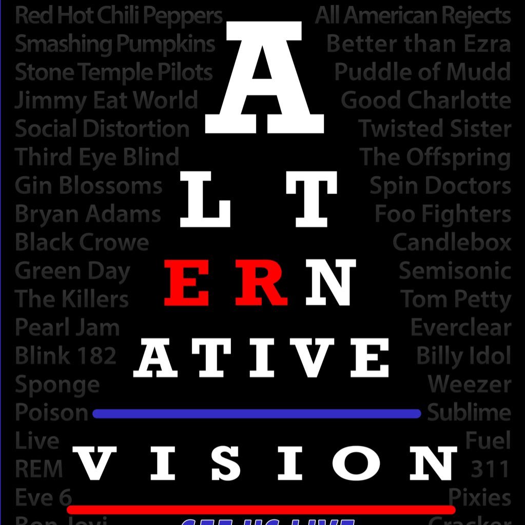 Coastal Carolina's Premier 90s Rock Tribute Band booking@alternativevisionrocks.com