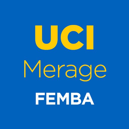 UC Irvine | The Paul Merage School of Business, Fully Employed MBA Program Top 3 in SoCal (USNWR), Top 10 in the West (BusinessWeek)
Official Twitter.