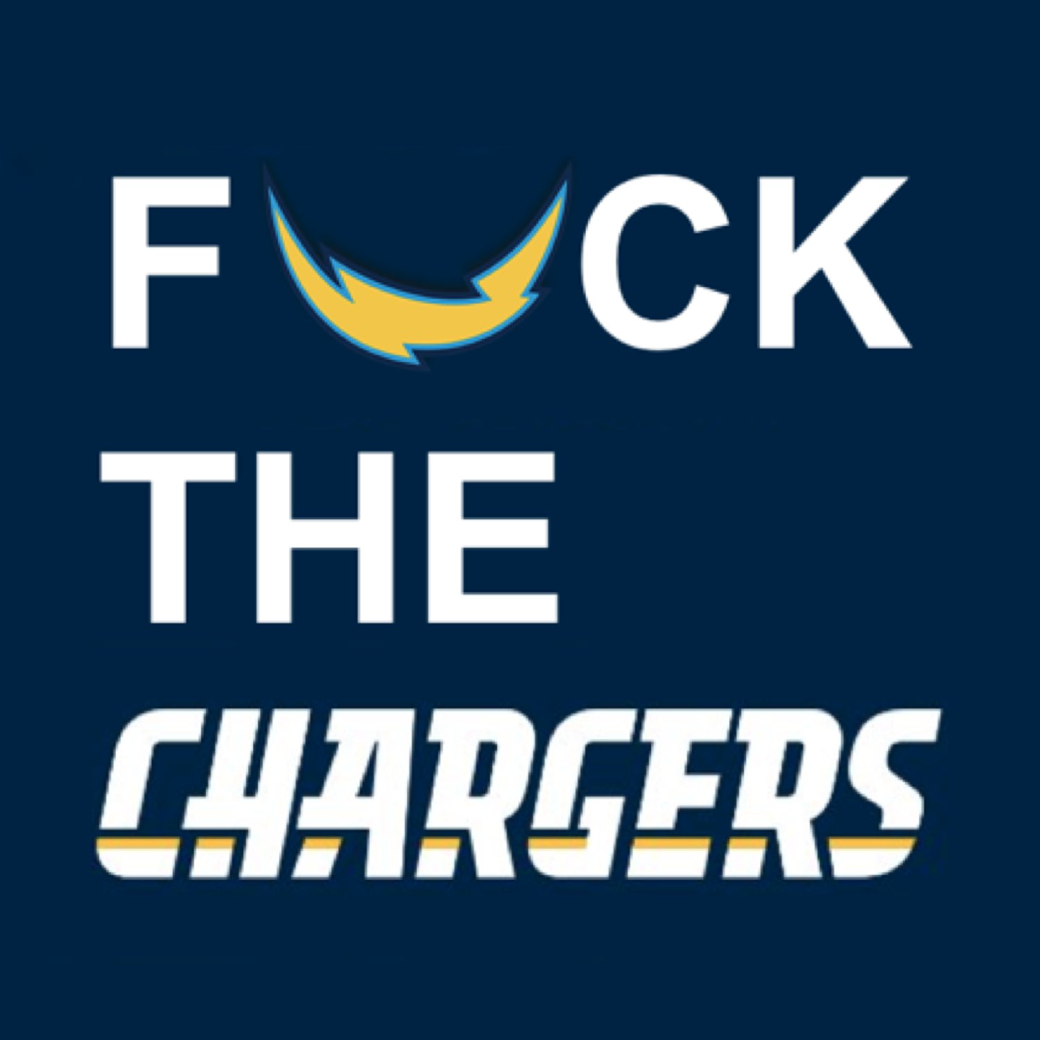 FTheChargers's profile picture. Ex-Chargers fans @Justin_Halpern and @JonoZalay rant about their formerly beloved but always terrible NFL team.