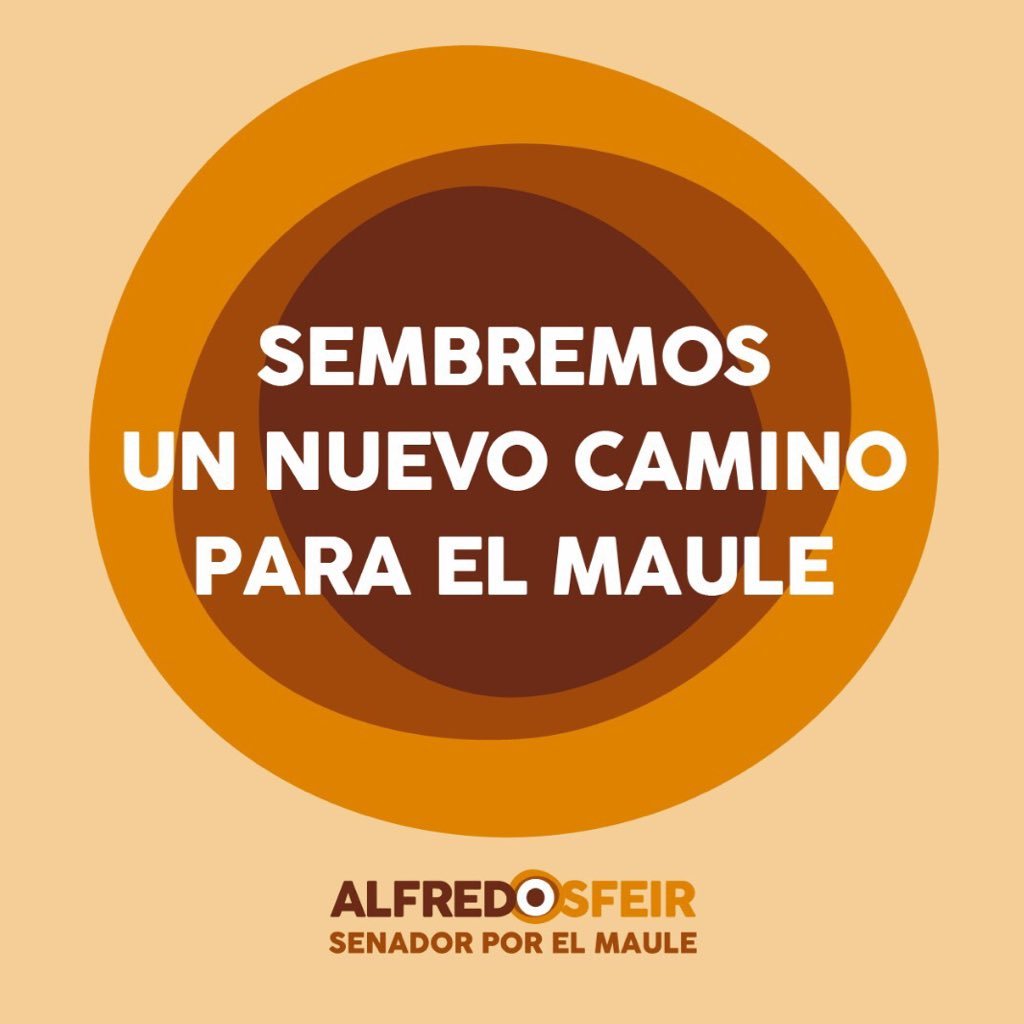 Promovemos el pensamiento y obra del líder latinoamericano, próximo Senador por el Maule y futuro Presidente de Chile: Alfredo Sfeir Younis @alfredosfeiry