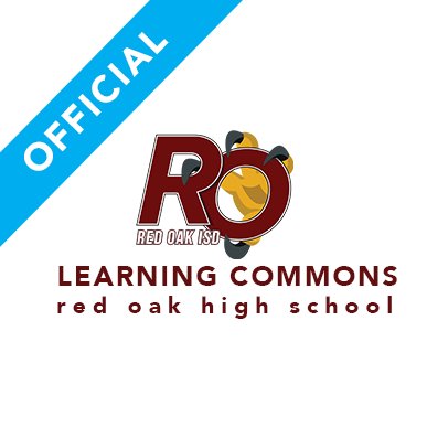 The official twitter page for the Red Oak High School Learning Commons.