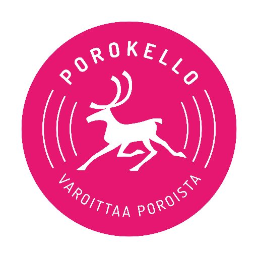 Porokello on ilmainen matkapuhelinsovellus porokolarien ennaltaehkäisemiseksi. Reindeer app Porokello aims to reduce reindeer accidents on the roads.