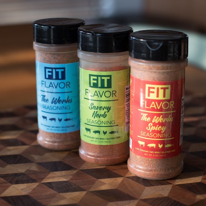 Fit Flavor Seasonings brings low sodium, No MSG , gluten free flavor to your food, meal preps and LIFE🔥