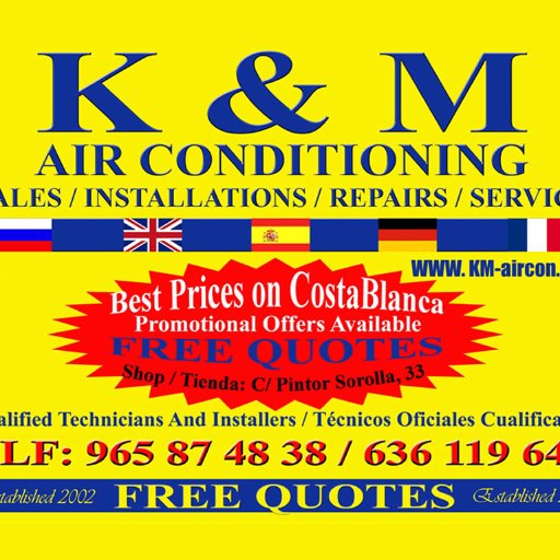 We specialise in aircon sales,  installations, maintenance and repairs  for a wide range of air-conditioning  needs for homes and businesses on the costa blanca