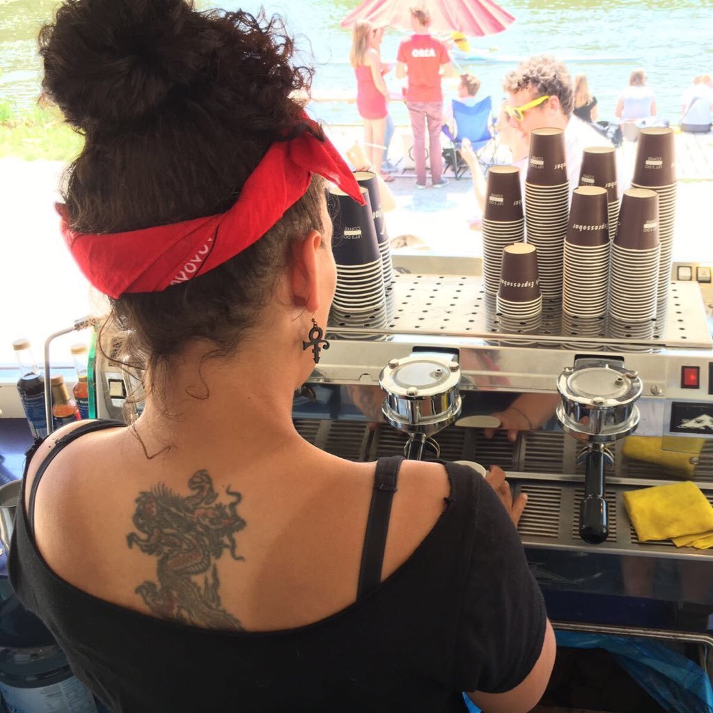 Barista❤️Espressofabriek❤️ Amsterdam❤️ All latte art by me