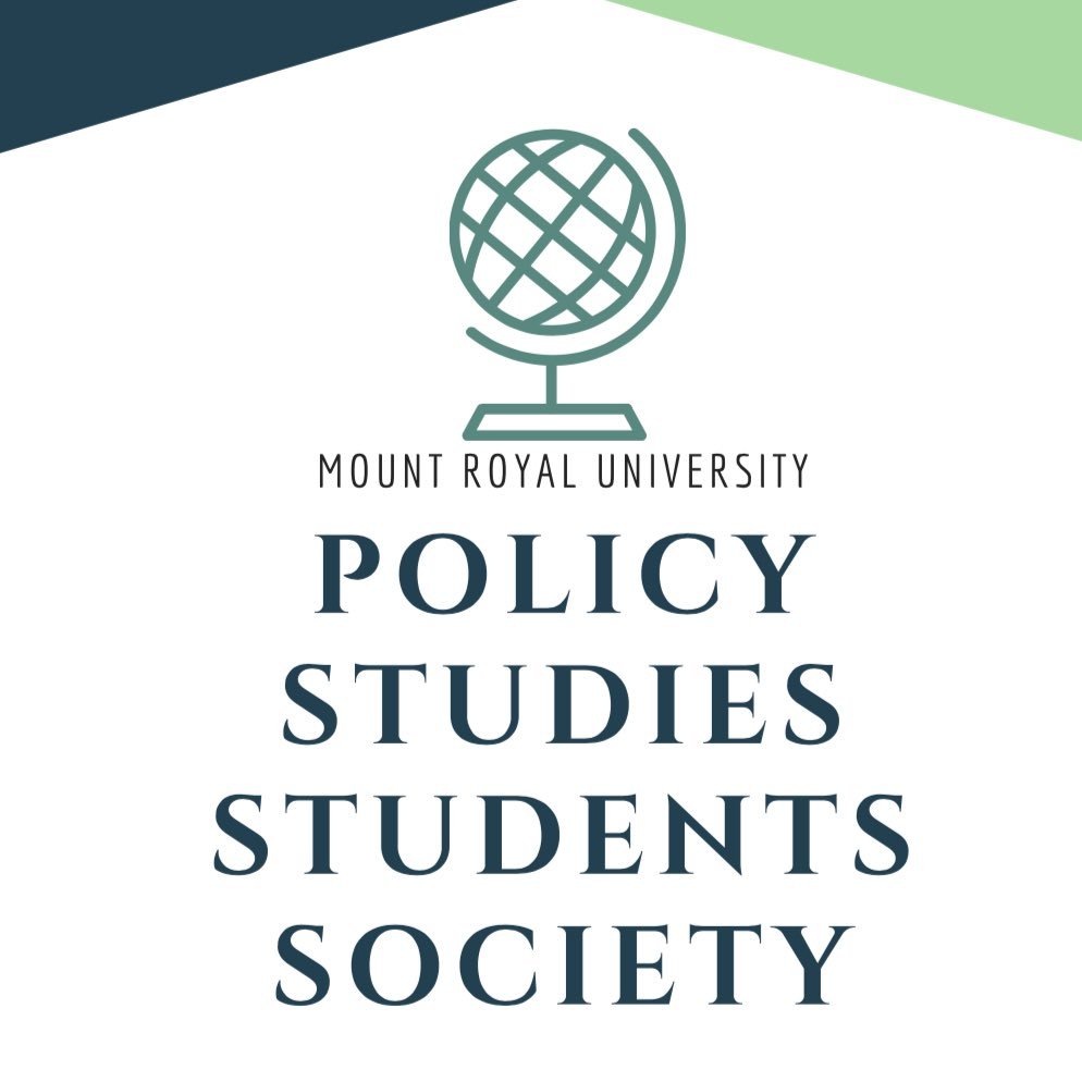 The Policy Studies Students' Society is a club for all students enrolled or looking to be enrolled in Policy Studies at #MRU.
