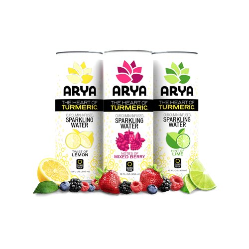 AryaDrinks's profile picture. Proprietary Curcumin-Infused Sparkling Waters and Gummy Chews that are 27x more absorbable in the body than regular Turmeric with no Turmeric taste! 🧡💛🧡