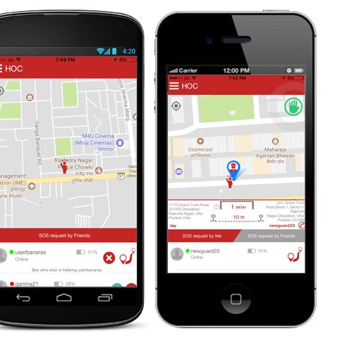 Help Now On Call (HOC) is a mobile mobile application that tracks and show your exact location to other others just on 1 click. if this app. turns on your mob.