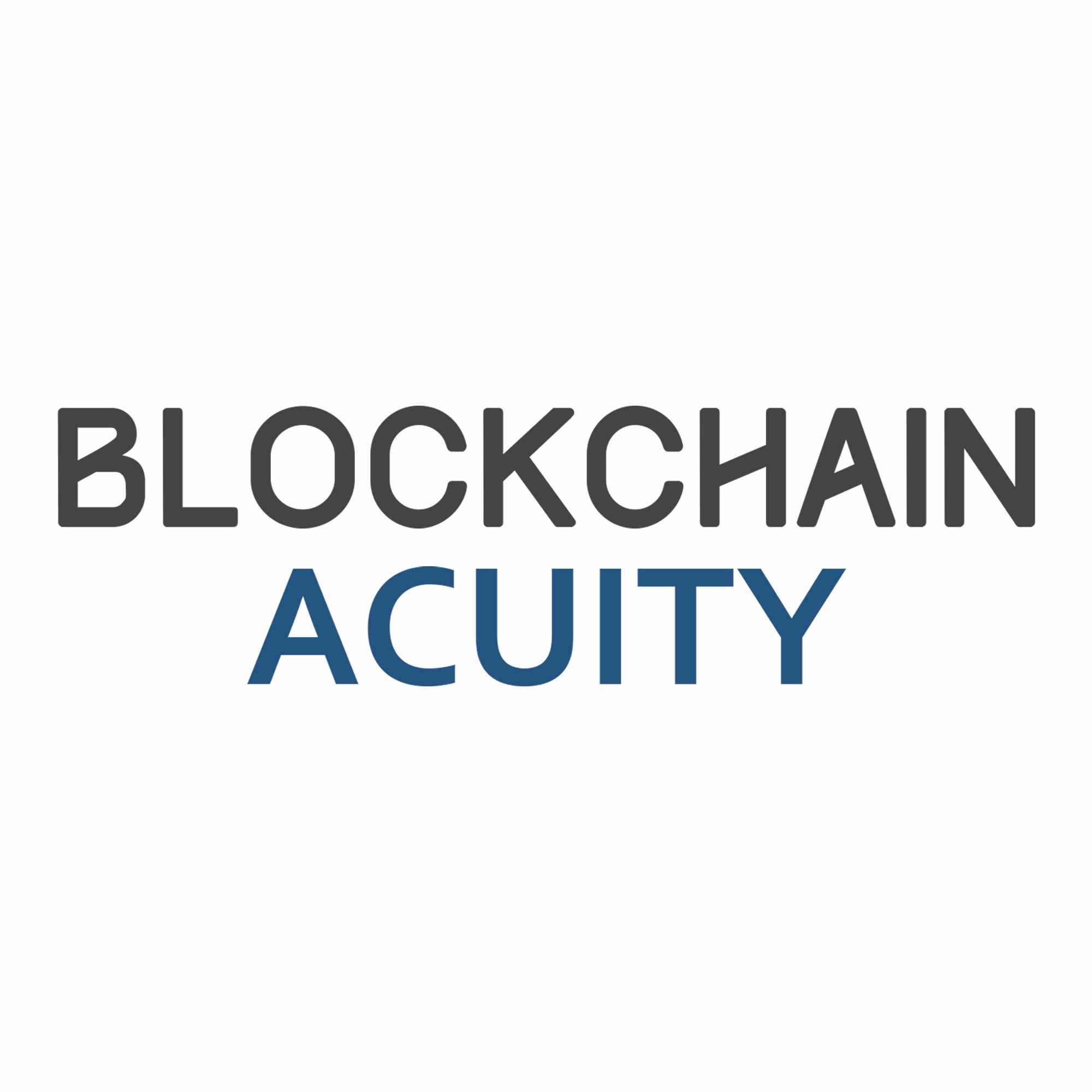 BlckchainAcuity's profile picture. Blockchain Acuity is a development firm and consultancy with a strong focus on product development including Blockchain As A Service, APIs and mobile apps.