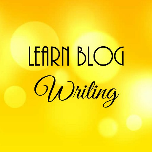 Learn Blog Writing