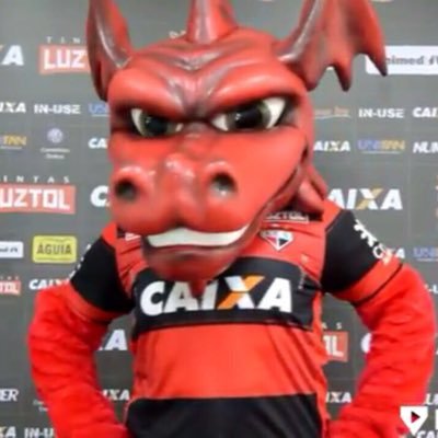 Mascote do Dragão nascido no bairro de campinas em Goiânia 💪🏻🐲⚫️🔴 torcedor do Atlético goianiense