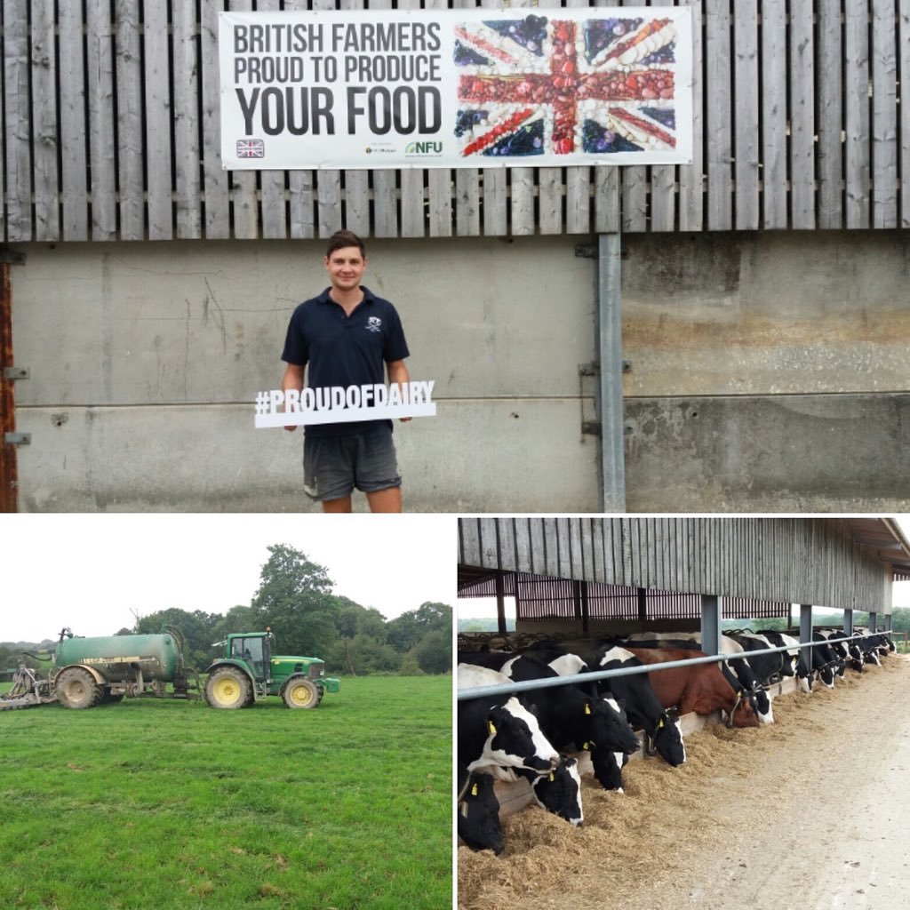 Dairy farm Manager, Arla Tesco producer, NFU Dairy Development Group, Tesco Future Farmer ‘18. Enthusiastic and clueless in equal measure!