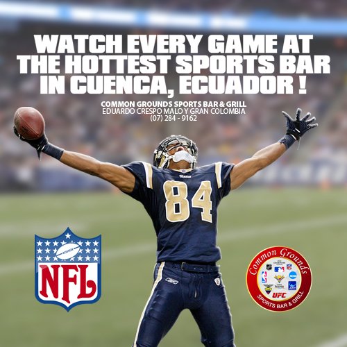 CommonGrounds5's profile picture. Para los amantes de los deportes tenemos un sports bar (pantalla gigante 5 televisores Hd, mesas de billar)para que disfruten apoyando a su equipo favorito !