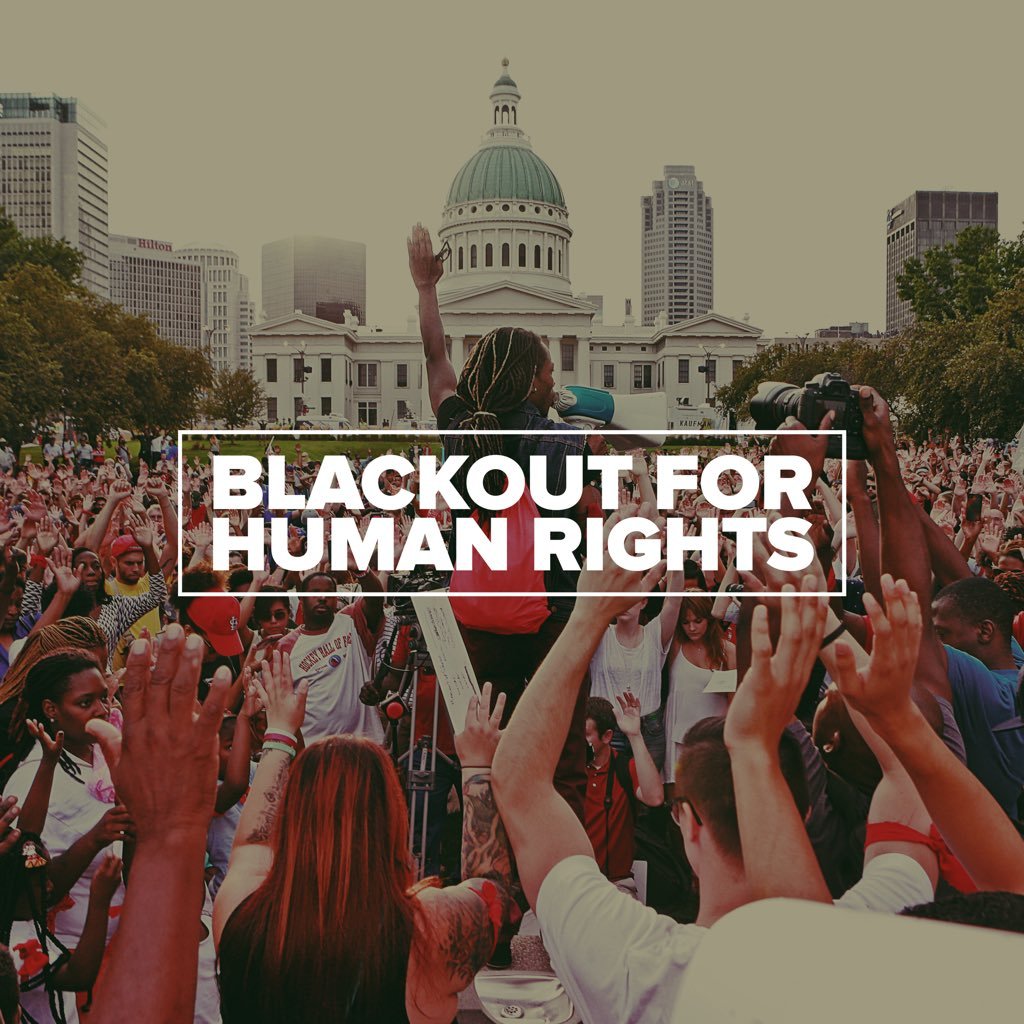 #Blackout For Human Rights. We're The Creators of #JusticeForFlint, Blackout Festival, #BlackoutBlackFriday, #MLKNow + More.