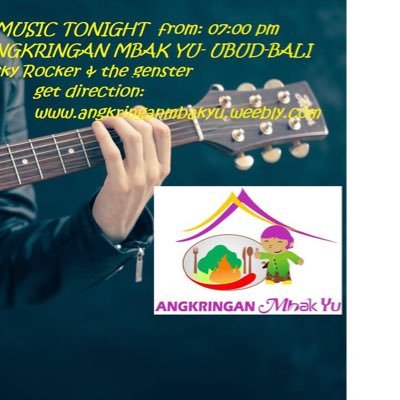 Enjoy live music in Angkringan Mbak Yu _ubud_Bali