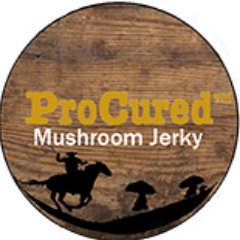 ProcuredJerky's profile picture. Makers and purveyors of hand-crafted mushroom jerky. Vegan and gluten free!