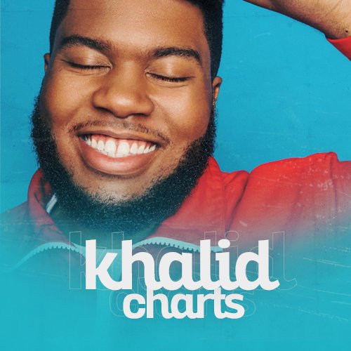 Sua melhor fonte de charts do cantor norte-americano Khalid!