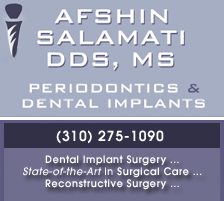 Dr. Salamati is a board certified specialist in periodontics and dental implant surgery.