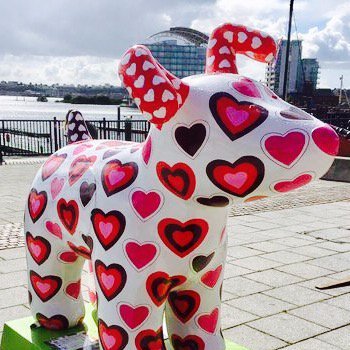 I'm Hygge the Snowdog adopted by @heartwales for @SnowdogsWales! I love Danish pastries, danish bacon, watching Nordic Noir and being an all-round great Dane.