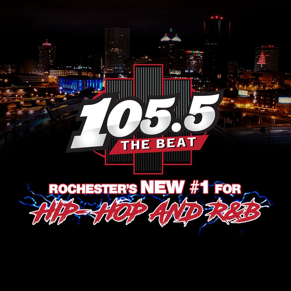 #1 Hip-Hop and R&B Station in Rochester, NY!!!! Find us on FACEBOOK: 1055 The Beat Rochester and INSTAGRAM: @thebeat1055fm