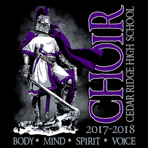 Check out our other social media on Facebook and Instagram! Just search for Cedar Ridge Choir