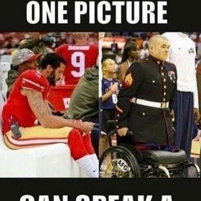 Tired NFL disrespect shown by multi NFL players. It's Time lifetime fans speak up take back our game. You disrespect National Anthem posted along with sponsors.