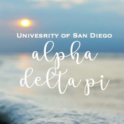 Zeta Pi chapter of Alpha Delta Pi at the University of San Diego. Toreros since 1977. First sorority on campus... First, Finest, Forever!