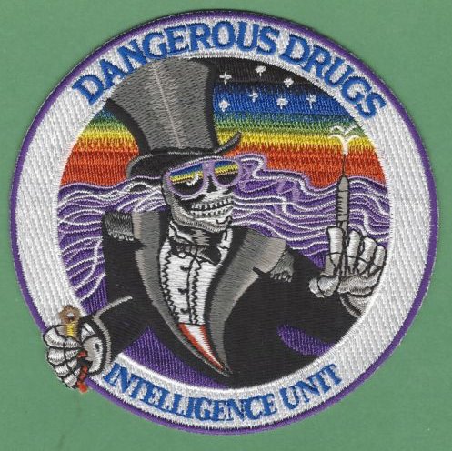 DEA Drug Administration Unit and Mission Patches