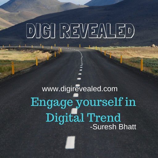 Platform for Digital Marketers/bloggers to enhance their skills in this Digital World, find us at https://t.co/kpGXkOQ8kO..!!
Stay Tuned in this Digital World..!! 😉😉