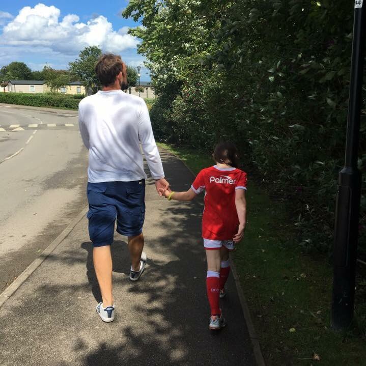 Barnsley based joiner (LG Wilkinson-joinery) season ticket holder at BFC with my eldest daughter Ruby who plays for Barnsley ladies u14