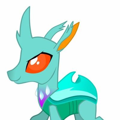 I'm a Tough Changedling. Very durable. Has a fascination for smaller insects and critters. Serves King @mlp_Thorax. Honor Guard.