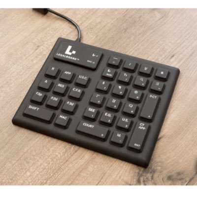 A new legal keypad for lawyers on the move. @legalkeyboard’s little brother. 4 Mac + PC. Order here: https://t.co/YXgHF1CL9W