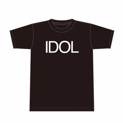 Bish関連tシャツまとめ Bish Idol Tシャツ 今やwackの代名詞的な存在となったtシャツ 使用されているフォントはヘルベチカ 旧bisのものと比較すると文字が若干太め 白の他に15年tif限定のうんこ色と Bish野音限定の金色 Bish幕張限定のピンク色