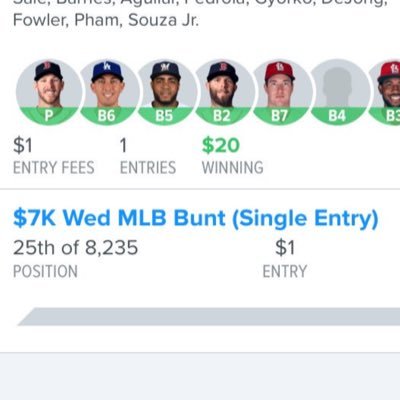 We post Daily Fantasy Sports Lineups for FanDuel and DraftKings. Follow us on Instagram @dfs_superstar_