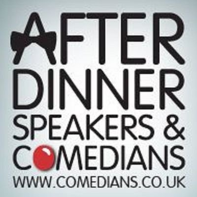 After Dinner Speakers & Comedians Ltd, agency for management and supply of stand up comedians and celebrity speakers from sport and television. 01422 825016