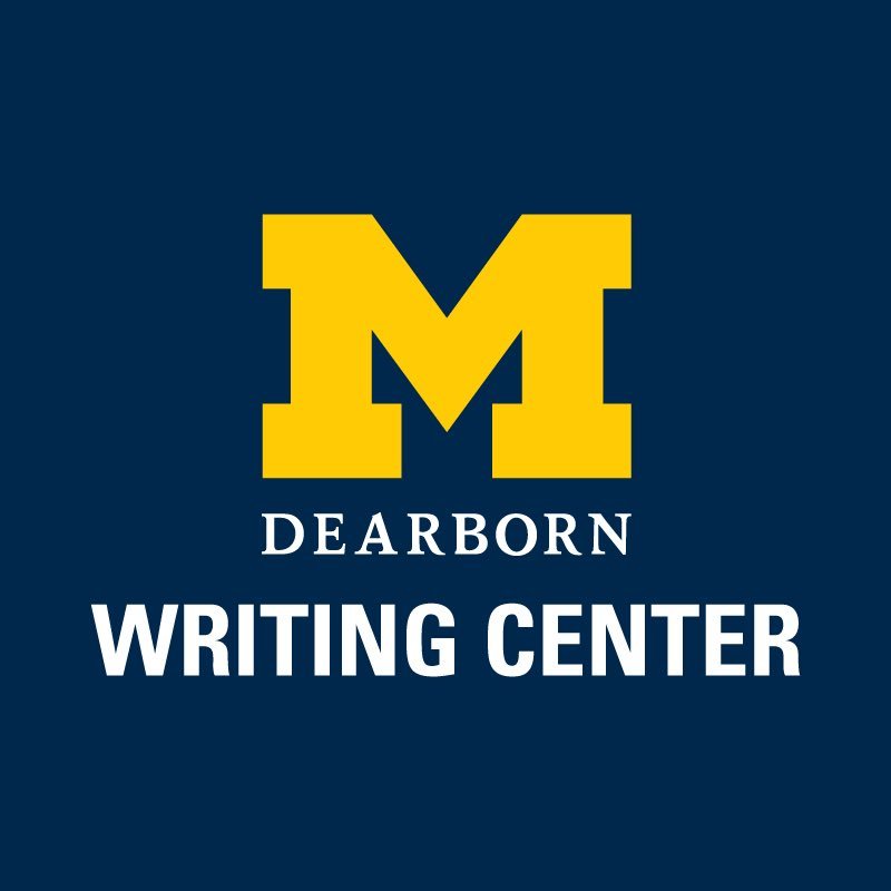 The Writing Center at the University of Michigan-Dearborn. In CASL and online. Appointments made here: https://t.co/GZkDKmRG9U