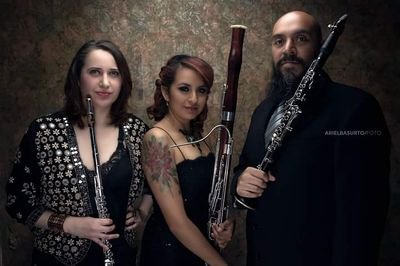 Trío de alientos. #Flute: Mariana Chávez-Lara. #Clarinet: Pablo Ramírez. #Bassoon: Ana C Narváez. #musik #mx